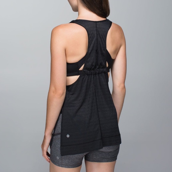 lululemon athletica Tops - Lululemon Stash It Black Tank Top 4